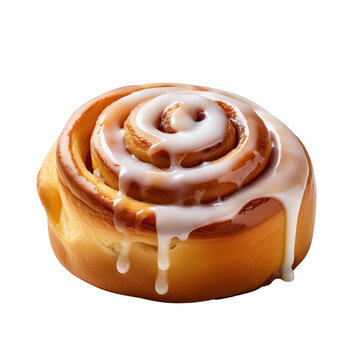 Delicious cinnamon roll drizzled with creamy icing, perfect for dessert or breakfast indulgence.