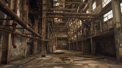 Exploring abandoned factories is like stepping into a time capsule.