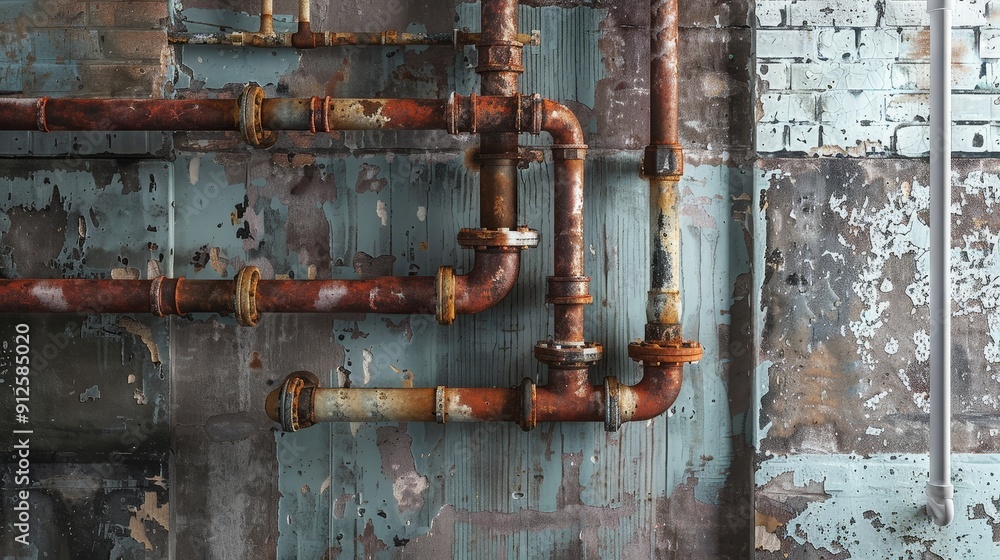 Poster exposed pipes offer a versatile design element that can be adapted to various styles.