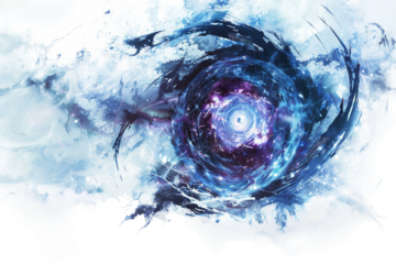 Mystical Astral Seer's Insightful Vision Isolated on Transparent Background