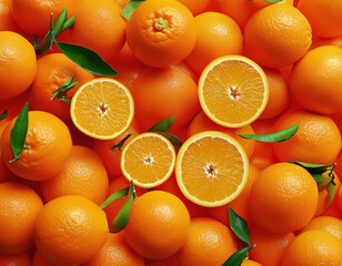 fresh orange fruit background