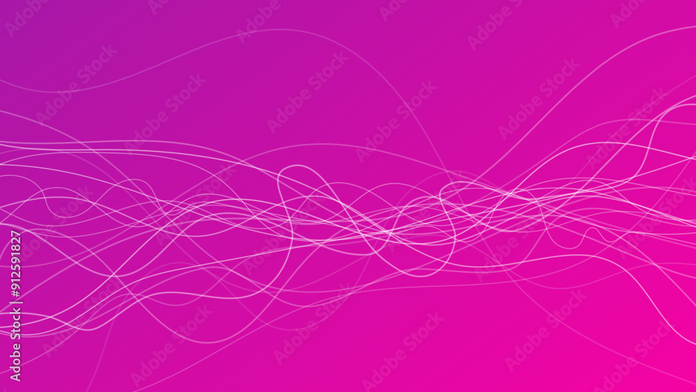 Wall mural abstract gradient background with wave beams