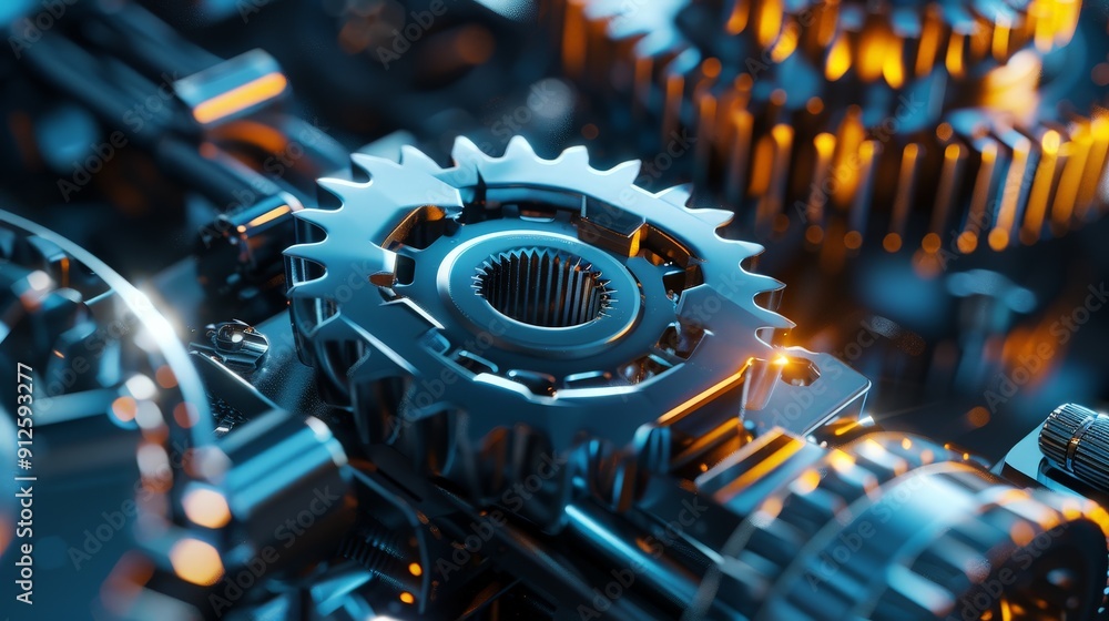 Poster the engineering of gears and bolts incorporates advanced computational modeling and simulation techn