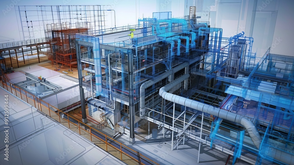 Poster the integration of blueprint data with building information modeling (bim) platforms supports multid