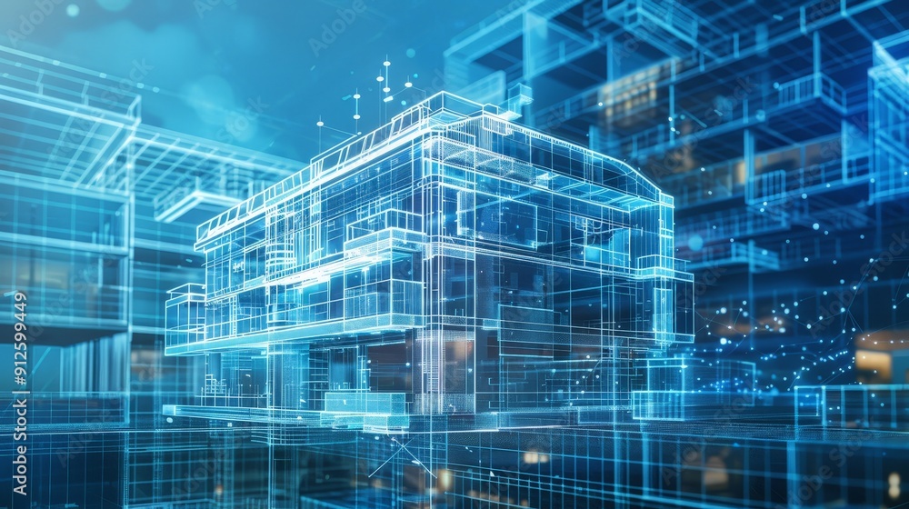 Poster the integration of blueprint data with building information modeling (bim) platforms supports multid