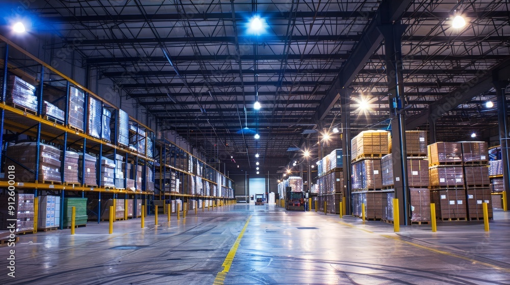 Poster the integration of loading docks with energy-efficient lighting and solar power solutions reduces op