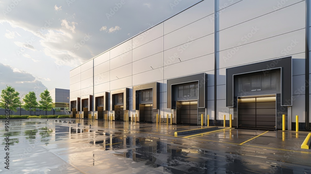 Poster the integration of loading docks with noise reduction technologies and soundproofing measures minimi