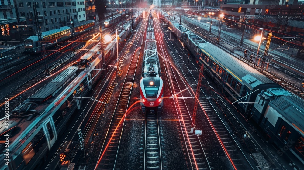 Poster the integration of rail yards with automated control systems and signaling technologies enhances tra