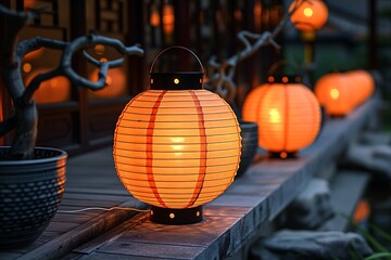 Fototapeta premium chinese lantern with lanterns