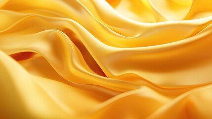 Fototapeta premium Luxurious 3D golden yellow background with rich textures and soft lighting, perfect for high-end and refined designs.