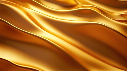 Luxurious 3D golden yellow background with rich textures and subtle lighting, suitable for high-end and elegant designs.