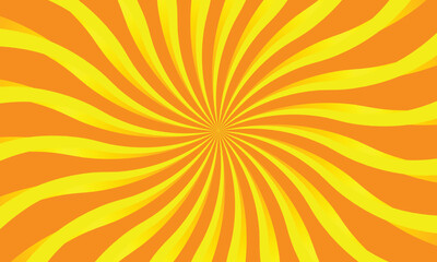 Abstract set of  sunburst ray and vector illustration backdrop background. Modern stipes line and ray grunge design beam pattern texture. Set of sunburst element. Sunburst rays texture, bright orange.