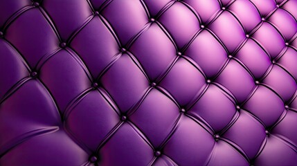 Obraz premium Luxurious 3D purple background with quilted texture and soft, ambient light.