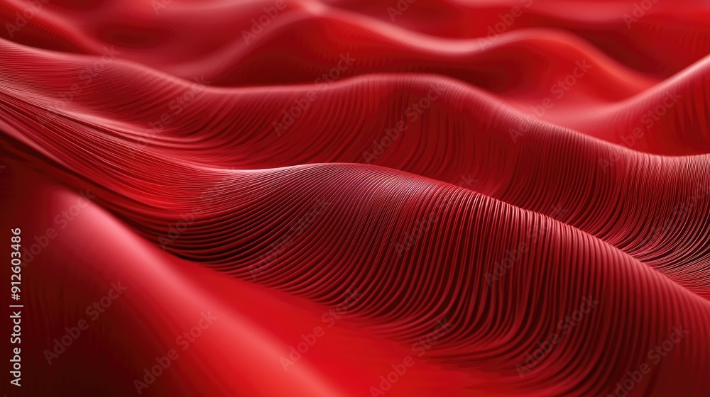 Poster luxurious 3d red background with rich textures and subtle lighting, perfect for high-end and elegant