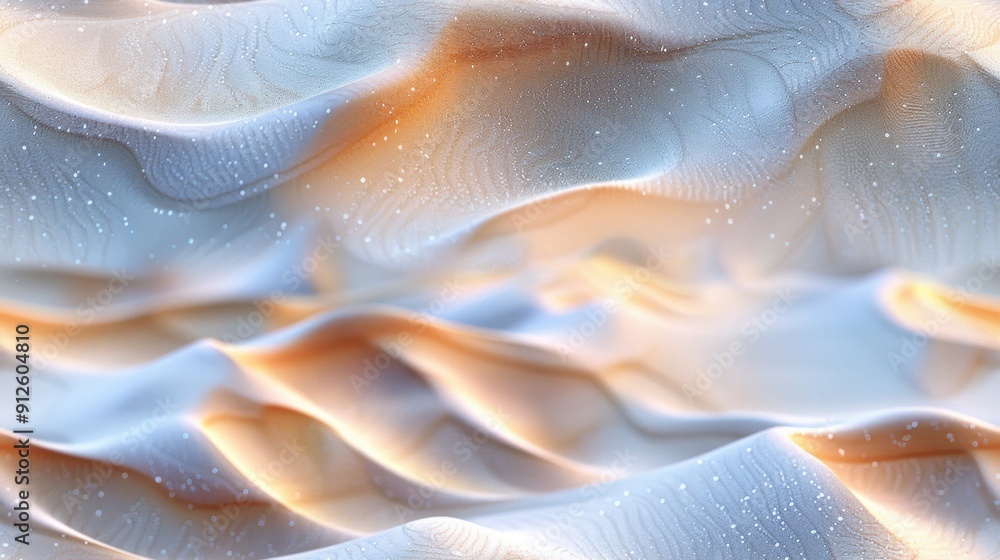 Poster abstract wavy surface with shimmering texture