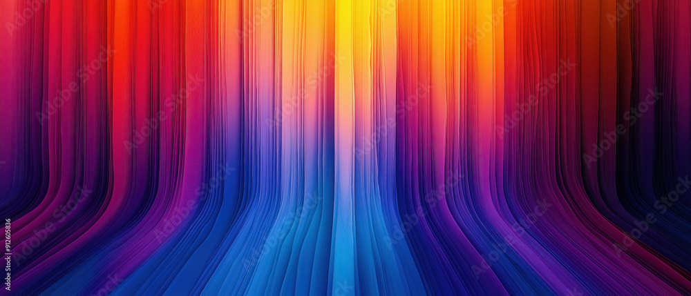 Canvas Prints a vibrant abstract background with flowing lines of color in gradients of orange, purple, and blue. 