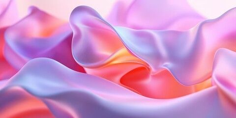 Obraz premium Abstract pink and purple flowing liquid background.