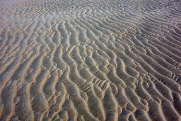 Background from wave patterns on the beach
