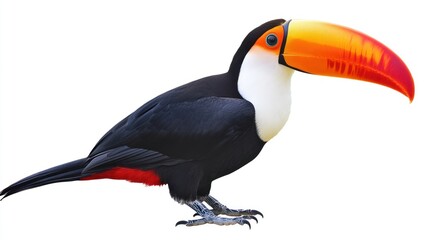 Naklejka premium Vibrant Toucan with Striking Colors