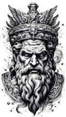 Black & Grey Tattoo Design 