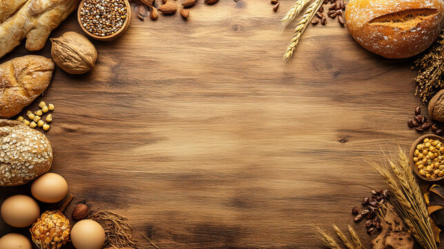 World Food Day Banner Frame with Copy Space