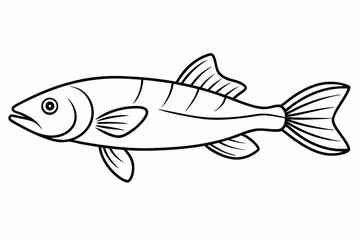 Fish art vector illustration