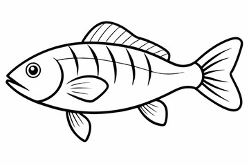 Fish art vector illustration