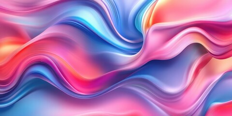 Abstract colorful wavy background with pink and blue.