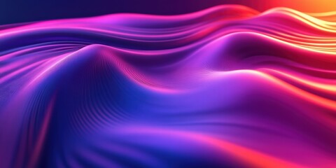 Fototapeta premium Abstract purple and pink wavy pattern with a subtle textured surface.