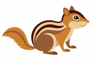 Chipmunk art vector illustration