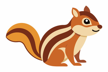Obraz premium Chipmunk art vector illustration