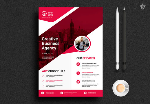 Red Corporate Flyer