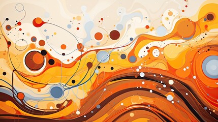 abstract yellow orange background