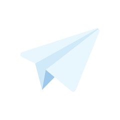 Paper plane vector icon