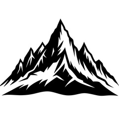 Mountain Silhouette vector illustration