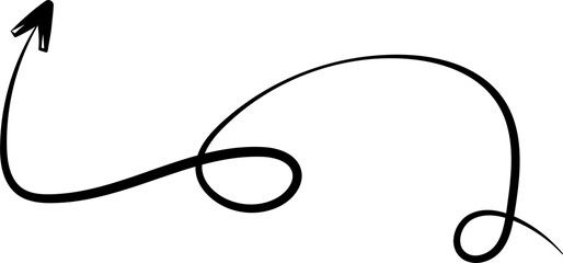 Arrows curved, direction, pointer, cursor, navigation