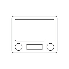 Telesketch vector icon