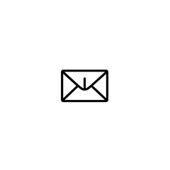 Envelope Icon, Minimal Simple Logo
