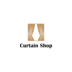 Curtain Shop Logo Minimalist