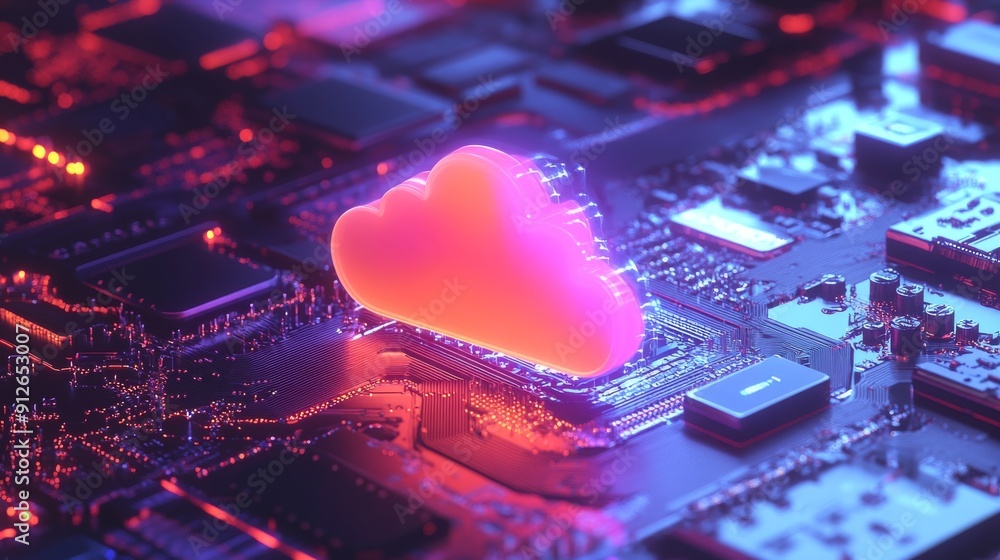 Poster virtualization and global data transfer with cloud computing abstract