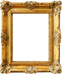 Ornate gold frame