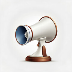 megaphone clipping path included
