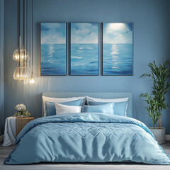 Interior Design bedroom sea theme 