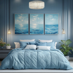 Interior Design bedroom sea theme 