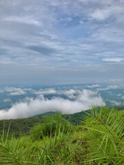 View from above the clouds