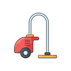 Vacuum cleaner vector icon