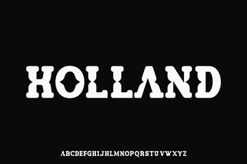 Display alphabet font vector design suitable for headline, poster, logo and many more