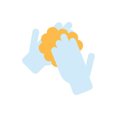 Washing hands vector icon
