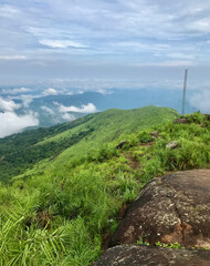 View from above the clouds