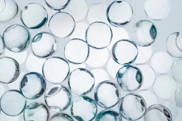 Cosmetic blue gray texture molecular ingredient moisturizer face skin care